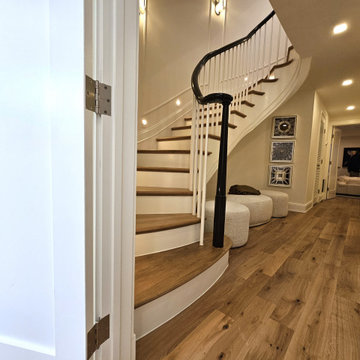 Project #131 | Three-Story Elliptical Staircase in Historic Home