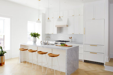 Inspiration for a victorian kitchen remodel in New York