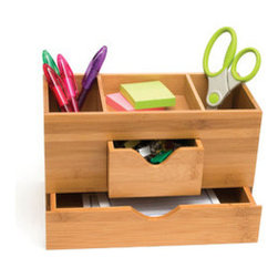 3-Tier Tara Bamboo Desktop Organizer - Storage And Organization
