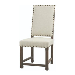 Andrew Antique Grey Dining Chair (Set of 2) - Dining Chairs