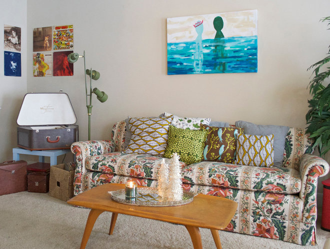 Eclectic Living Room by Sarah Greenman