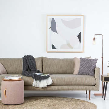 Matisse Sofa with blush theme