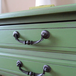 Custom Green Side Table - Products