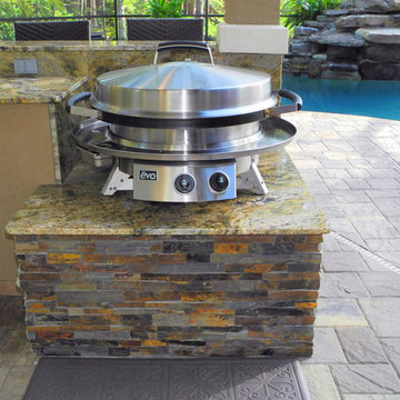 Outdoor Kitchen Installations with Evo Circular Cooktop