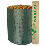 Presto Products - GEOBIN® Compost Bin (Green) - The GEOBIN Composter is a great way for households to quickly and easily compost kitchen scraps and yard waste. The least expensive, largest capacity composting bin on the market, the GEOBIN backyard compost system is easy to set up and is ideal for all skill levels, from beginners to master gardeners. Use the finished compost around trees, flowers, and garden plants to amend the soil with rich nutrients and enhance your outdoor environment. Available in three different colors: Black, Green, and Sand. Buy yours today and enjoy it for years to come!