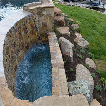 Lake Property with Infinity edge pool