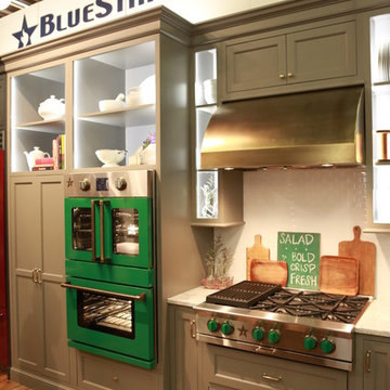 BlueStar introduces Single Control Electric Wall Ovens and a 36" Plat. Rangetop