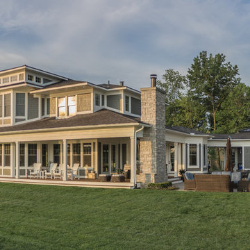 Outdoor Entertainment Patio, Spa, and Fire Pit