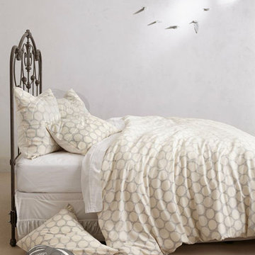 Bedroom Design Ideas with Circling Swallows Clock