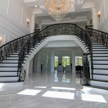 92_Grand Double Staircase in Exquisite Custom Home, Great Falls VA 22066