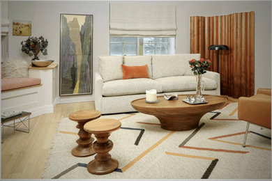 Living room photo in New York