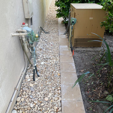 Landscape drainage and drip line solution