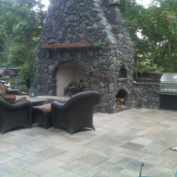 Historic Basalt Retrofit Landscape
