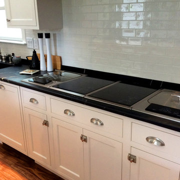 Wolf induction range and fryer and steamer