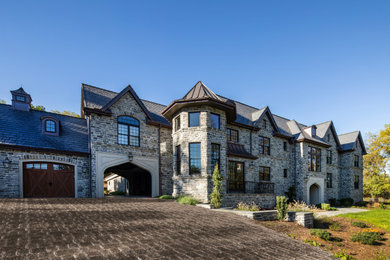 Example of a classic exterior home design in Other