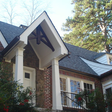 Custom portico & Exterior work