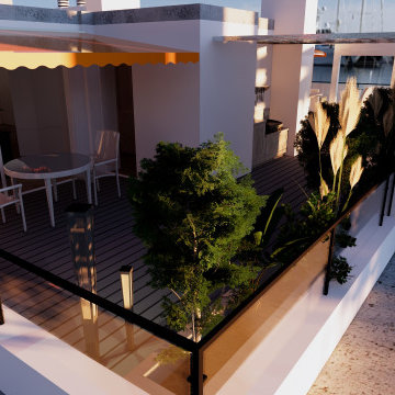 Terrasse coin plus intime