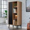 Sauder Ambleside Engineered Wood/Metal Storage Cabinet in Serene Walnut