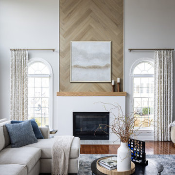 Transitional Retreat - Family Room Remodel & Scullery Kitchen - Haymarket, VA