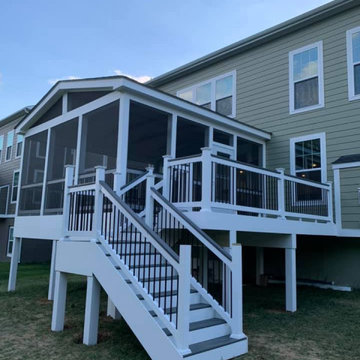 Second Story Deck,Gazebo, Stairs and Railing