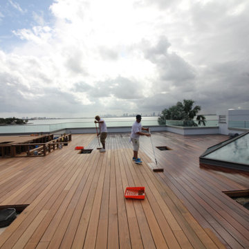 6,000 Sq/ft Ipe Roofdeck Private Residence North Miami Beach, FL