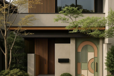 Singhal-Villa_Modern Home Exterior Facade by Neomen
