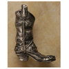 Boot Small Knob, Brushed Natural Pewter