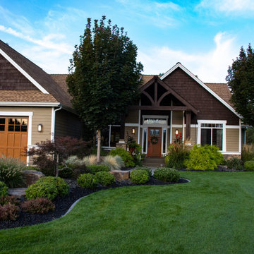 Backyard Lawn Restoration and Pruning