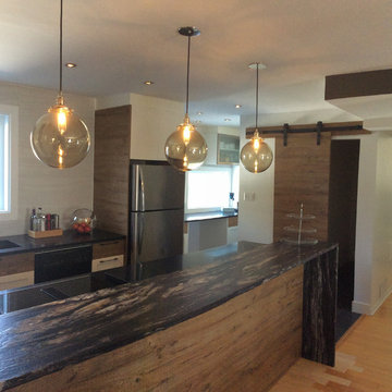 Parisien - Comptoir en granite Titanium antique