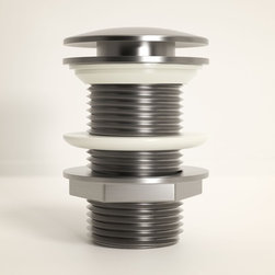 LUSSO LUXE UNSLOTTED KLIK KLAK BASIN WASTE BRUSHED STAINLESS - Products