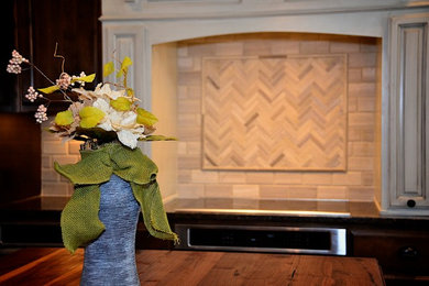 Inspiration for a transitional kitchen remodel in Kansas City