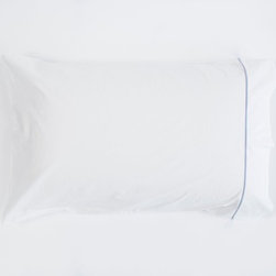 Embroidered: Charcoal - Sheet And Pillowcase Sets