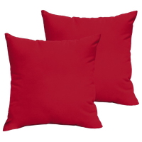 Corrigan Sunbrella Outdoor Square Pillow, Set of 2, Red, 18x18