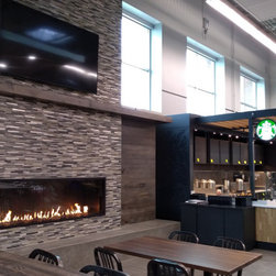 Hy-Vee Maple Grove - Single Sided Gas Fireplace - Indoor Fireplaces