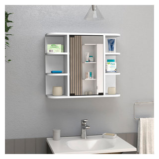  Bavier Modern Medicine Cabinet with Mirror Storage