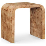 Meridian Furniture - Cresthill Natural Ash End Table, Natural - Modernize your living room or den with this Cresthill end table. Elegantly crafted from wood and wood products, this pretty table has a natural ash burl wood finish for a look that's stunningly elegant. Designed to be an eye grabber, this table has an understated feel with clean lines and a naturally beautiful feel. Pair it with other items in the Cresthill collection for a finished look in your space, or use it on its own as a lovely standalone piece.