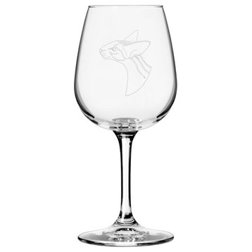 Oriental Shorthair, Face Cat Etched All Purpose 12.75oz. Libbey Wine Glass
