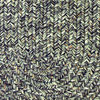 4' Round (Small 4x4) Rug, Graphite (Gray) Textured Braided