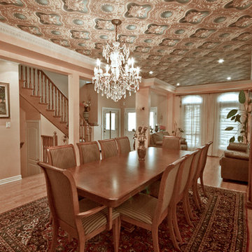 Palatial Faux Coffered Ceiling