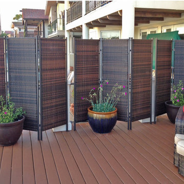 Portable Folding Patio Privacy Screens for Outdoor