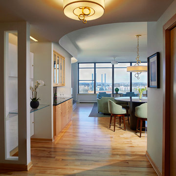 Minneapolis River View Condo by Sawhill Custom Kitchens & Design