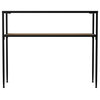 Sheringham Glass-Top Console Table