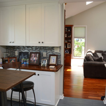 Olney, MD White and Blue Kitchen Remodel