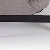 Dublexo Eik Sofa, Black Lacquered Legs, Mixed Dance Natural