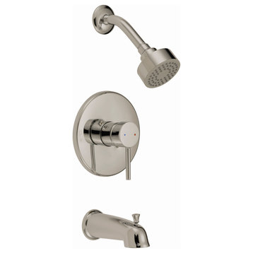 Design House 547679 Tub and Shower Trim Package - Satin Nickel