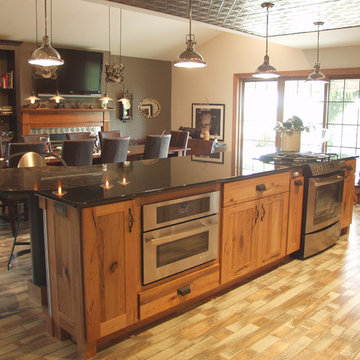 Rustic Butternut Kitchen