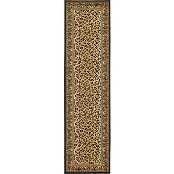 Unique Loom Cheetah Wildlife Rug, 2'7x10'