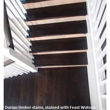 Durian floating timber stairs
