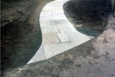 Re-Laying a Garden Path Using Existing Materials in Berwyn