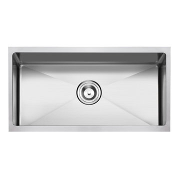 Undermount Stainless Steel Kitchen Sink, 32", Single Bowl